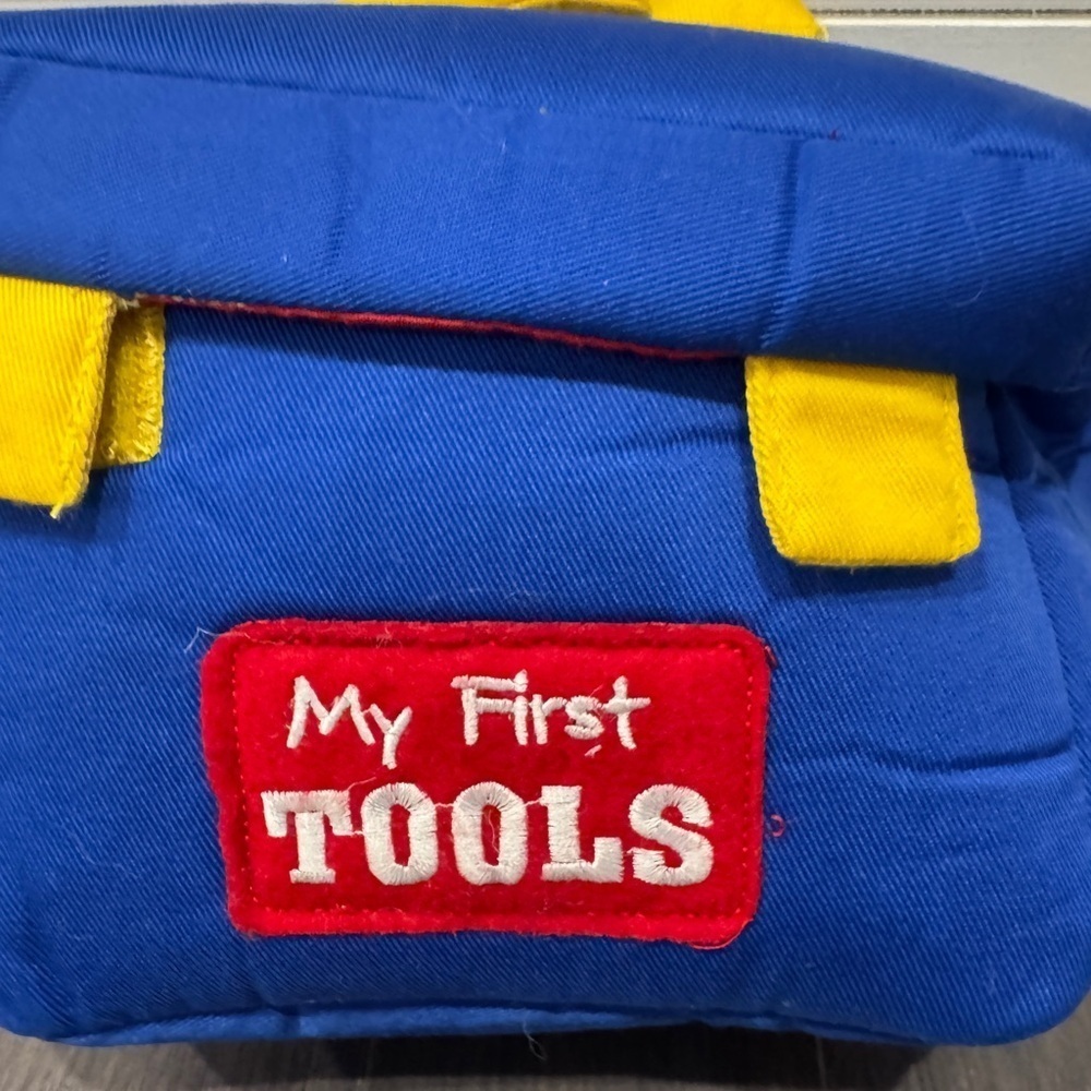 NWOT Baby Gund My First Tools Plush Toy Set Toolbox - Picture 3 of 11
